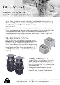 Sediment Brochure Cover